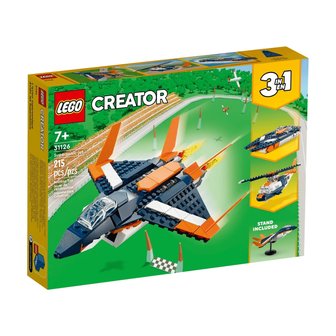 【樂高 LEGO】創意百變 3 合 1系列：超音速噴射機